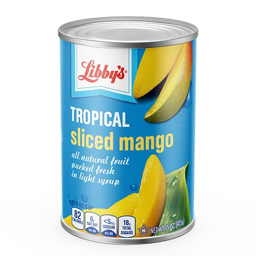 Tropical Sliced Mango all natural in light syrup
