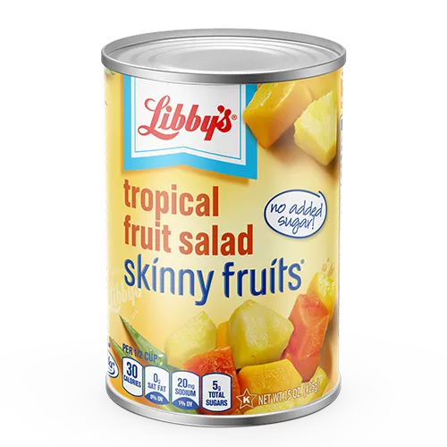 Skinny Tropical Fruits Salad No Sugar Added